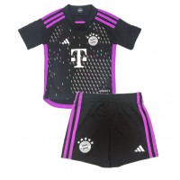 Echipament fotbal Bayern Munich Leon Goretzka #8 Tricou Deplasare 2023-24 pentru copii maneca scurta (+ Pantaloni scurti)